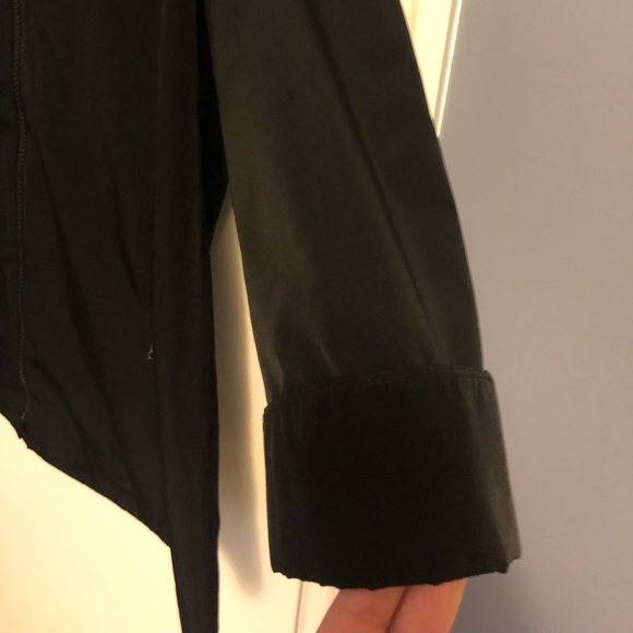 Calvin Klein Black Raincoat Size Small - Picture 8 of 8